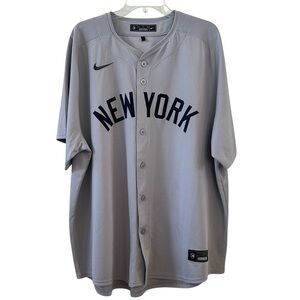 Nike New York Yankees Gray Sports Jersey XXL 99 Aaron Judge Men's